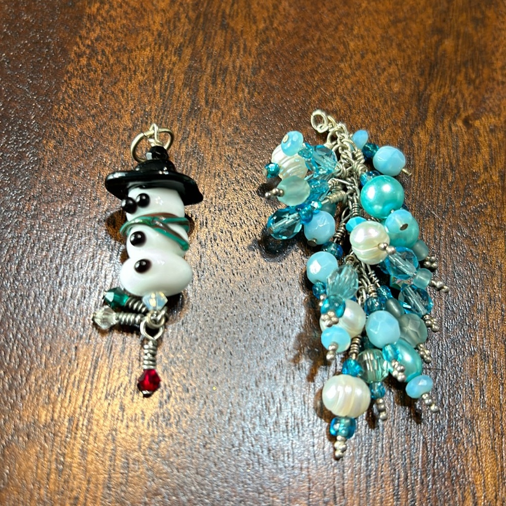 SALE!!  Set of two Handmade Pendants.